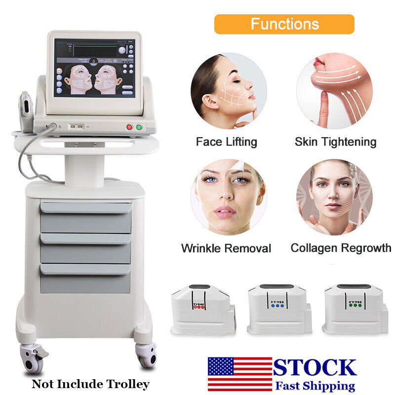 Facial Skin Rejuvenation Body Wrinkle Removal Brightens Skin Lines SPa Equipment With 3 Cartridges