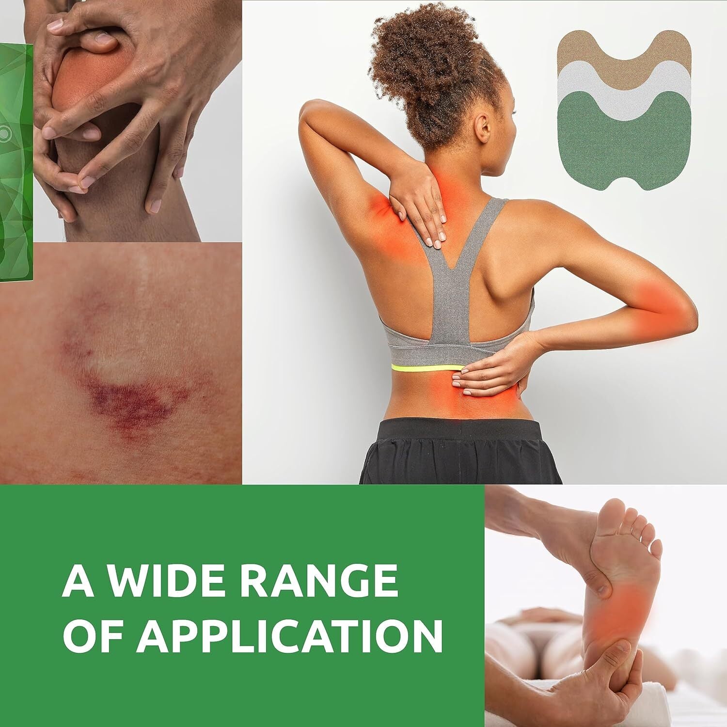 10/20/40 PCS Disposable Knee Pain Relief Patches Warming Herbal Plasters for Ache Knee Heat Pain Relief Therapy