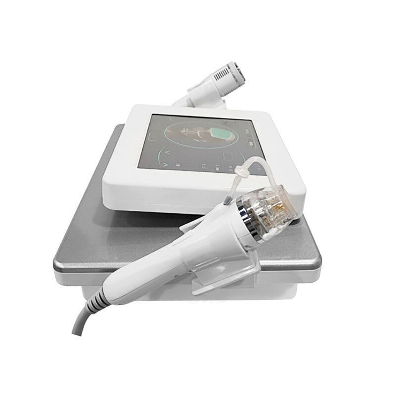 2 In 1 Fractional RF Microneedling Machine With Cold Hammer, Adjustable Depth RF Skin Tightening Device For Salon Wrinkle & Scar Removal