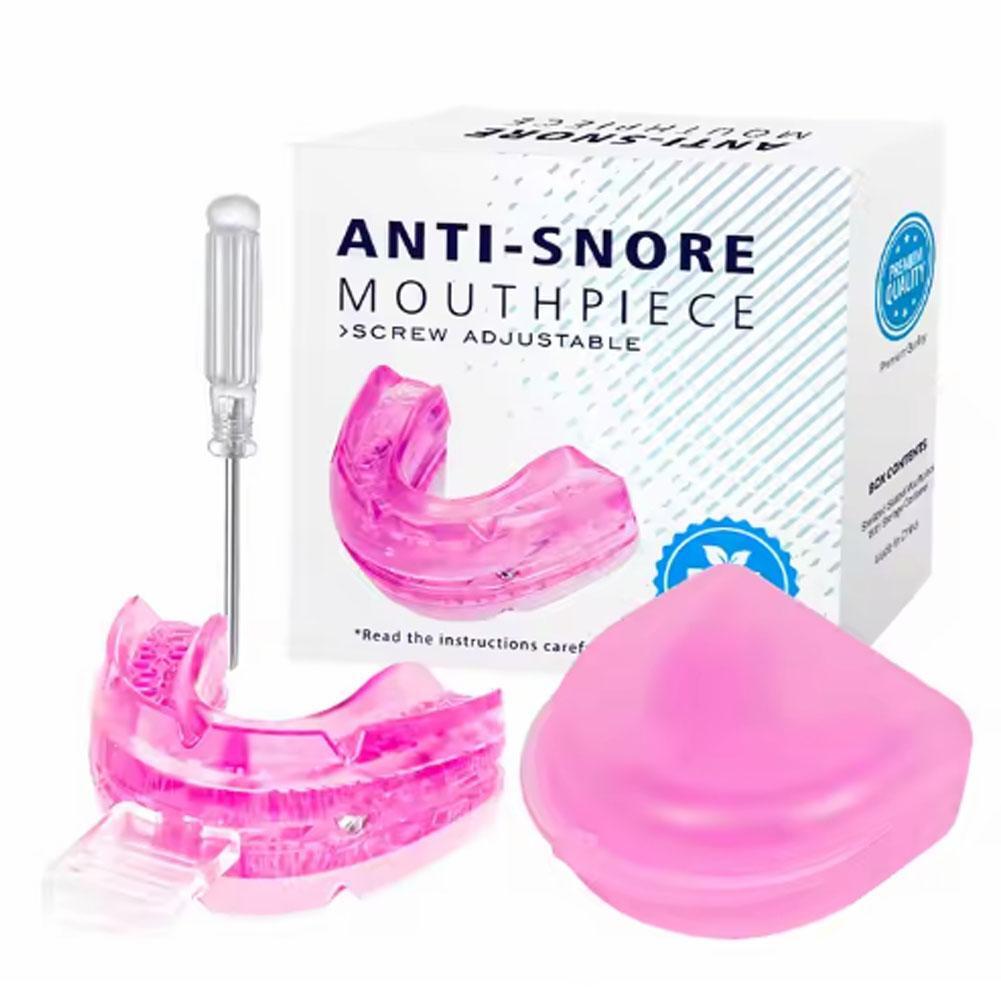 Adjustable Anti Snoring Device Mouth Guard Anti-Snoring Sleep Aid Device Sleeping Bruxism Snoring Stopper Help Sleep Mouthpiece