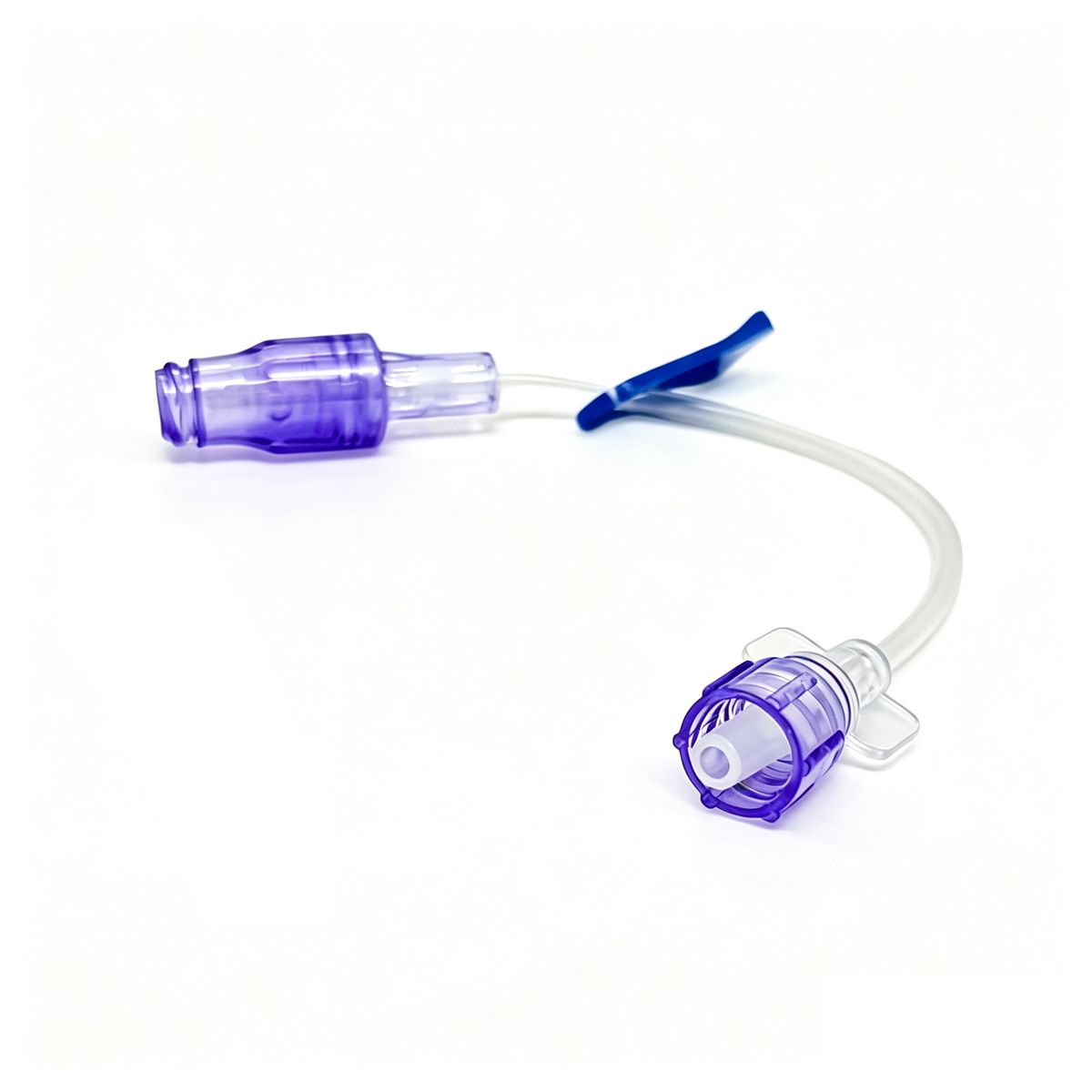 Disposable IV Extension Set with Luer Connector Medical IV Tubing Assembly Liquid Transfer Tube Replacement Accessory