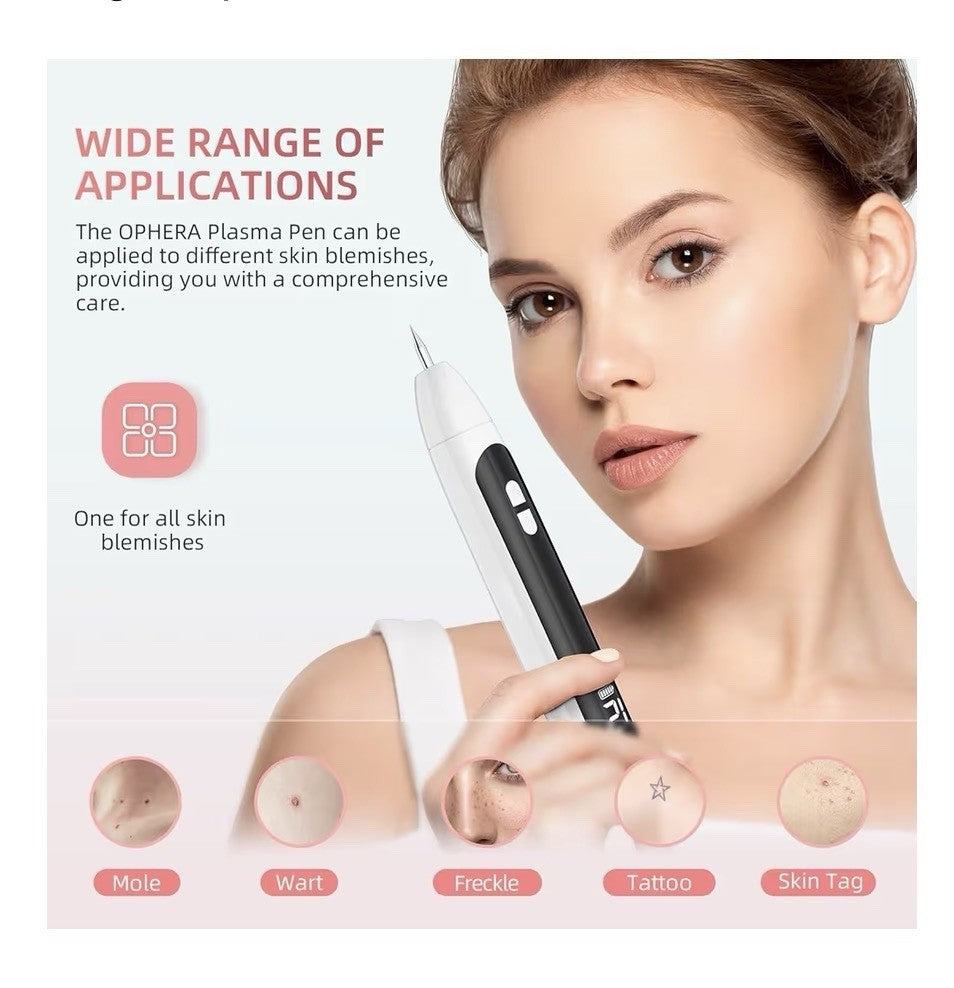 Electric Skin Tag Removal Pen LCD Digital Display Adjustable Strength Rechargeable Portable Skin Spot Removal Beauty Device
