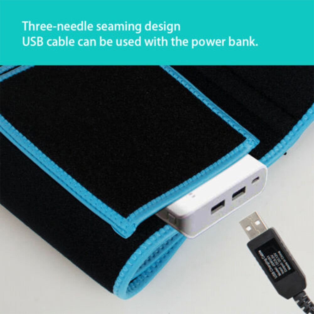 Red Light Therapy Infrared Light Therapy Wrap Belt for Body Pain Relief Wearable Large Pad for Waist Back Stomach Muscle Repair, Decrease Inflammation, Speed Healing LED 660nm&850nm with Controller