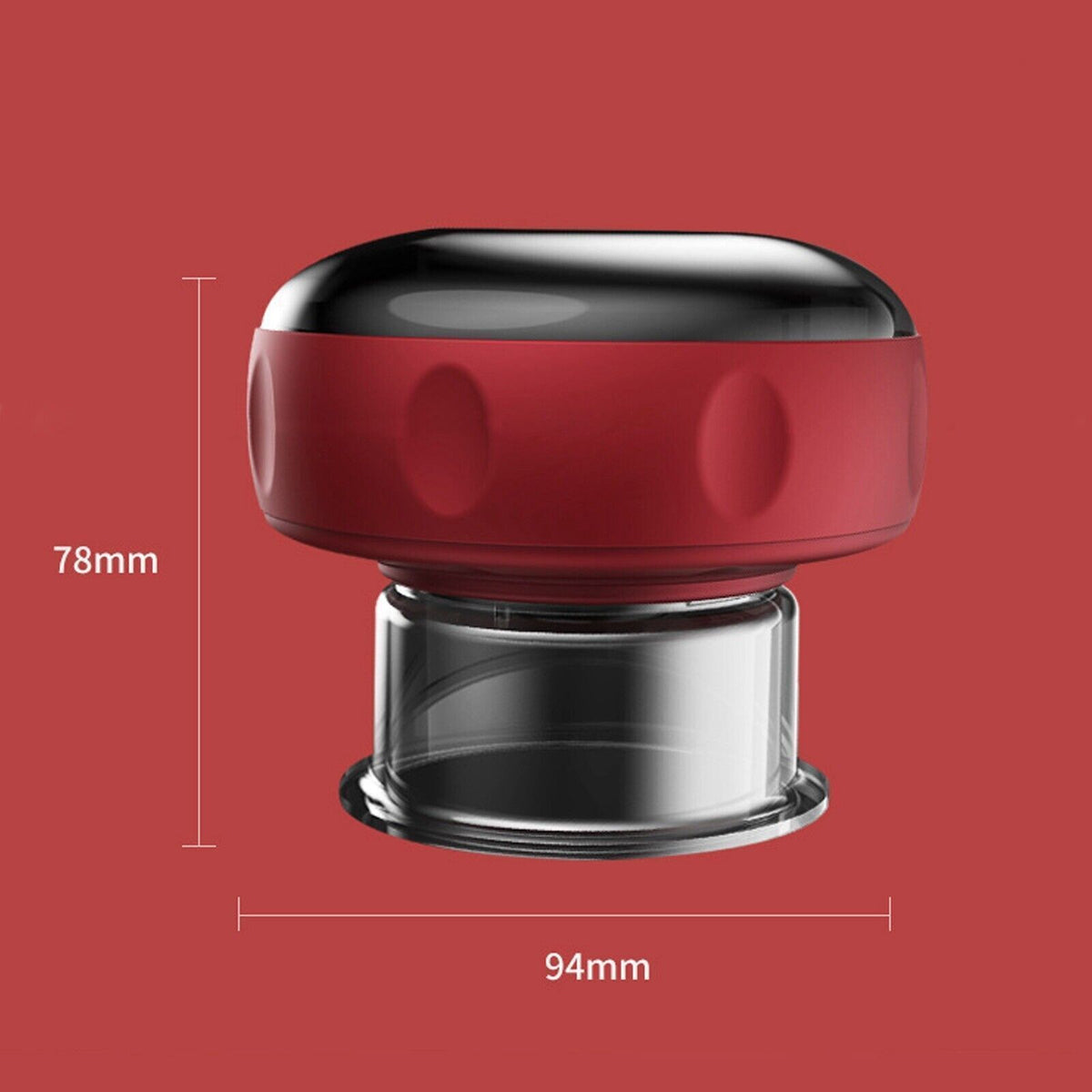 Electric Cupping Massager Smart Vacuum Cupping Therapy Device with Digital Display Heating Rechargeable Body Scraping Massage Machine