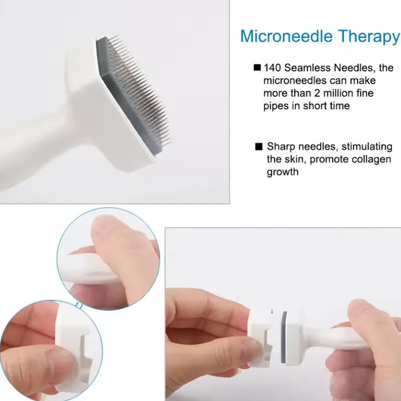 140 Pin DRS Derma Stamp Microneedling Tool Home Salon Use Skin Tightening Rejuvenation Facial Treatment Instrument