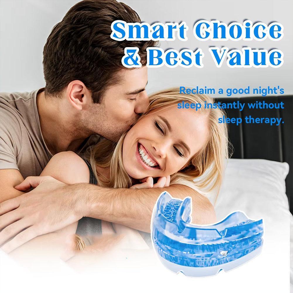 Adjustable Anti Snoring Device Mouth Guard Anti-Snoring Sleep Aid Device Sleeping Bruxism Snoring Stopper Help Sleep Mouthpiece