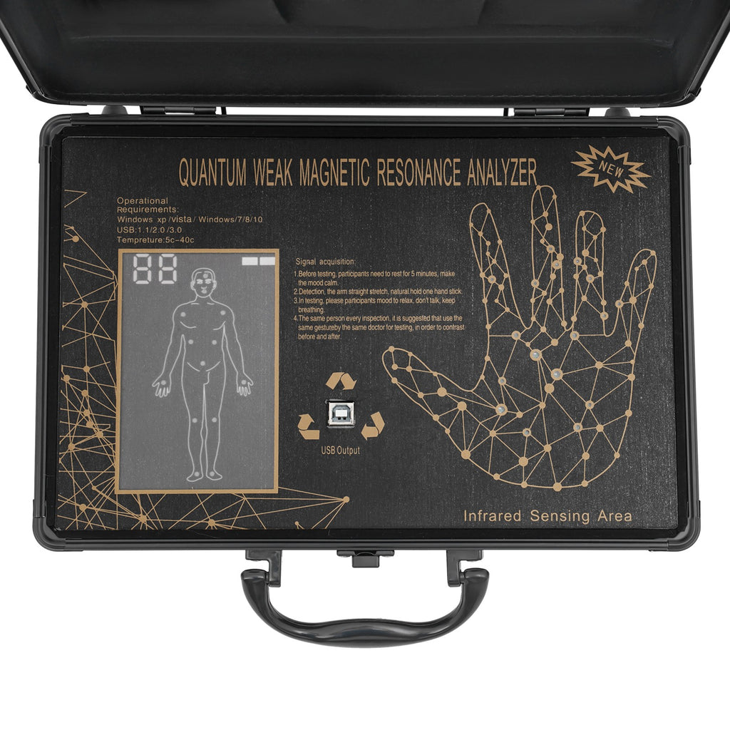 6th Gen Quantum Magnetic Resonance Body Analyzer, Quantum Analyzer Machine, Full-Body Scanner, Health Detector, Palm Touch