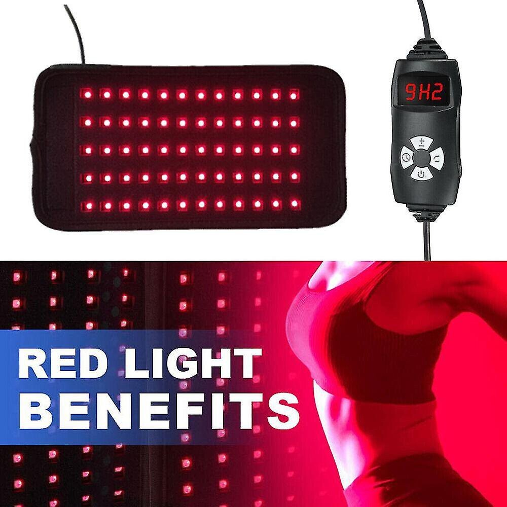 660nm 850nm Red LED Infrared Waist Therapy Wrap Slimming Belt Muscle Joint Pain Relief Home Skincare Beauty Pad