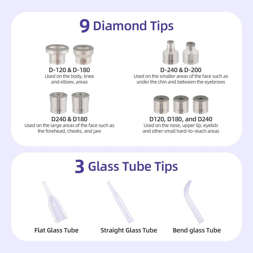 3 in 1 Diamond Dermabrasion Machine Professional Facial Skin Peeling Vacuum Suction Water Spray Microdermabrasion Beauty Equipment