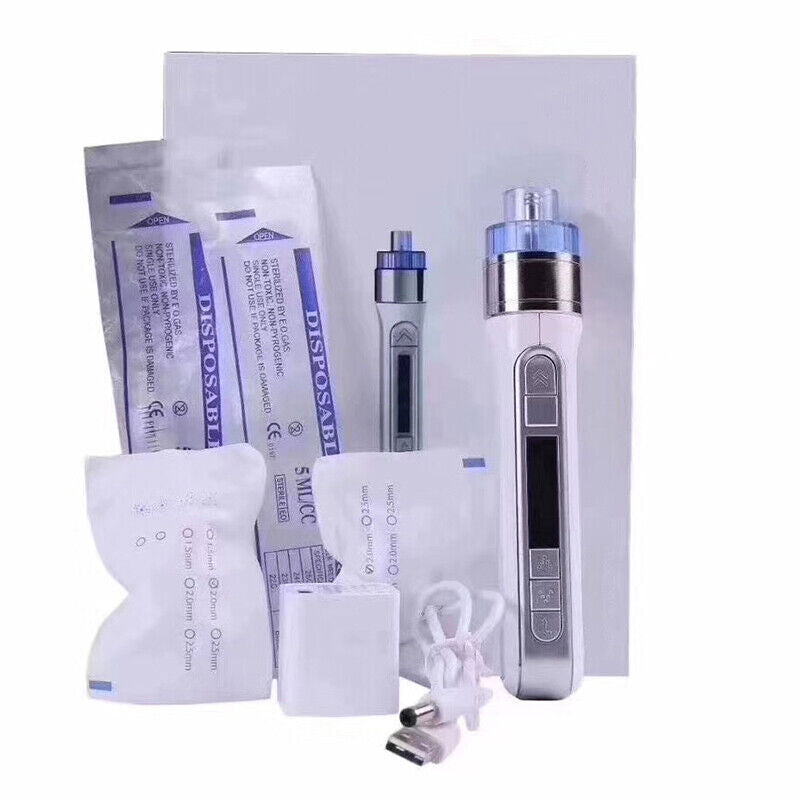 Portable 3D Smart Injection System Painless Multi Needle Mesogun for Electroporation Mesotherapy ABS Material