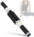 Electric Deep Tissue Roller Massage Stick Rechargeable Muscle Relax Roller Tool For Leg Back Arm Soreness Recovery Fitness Massage Device