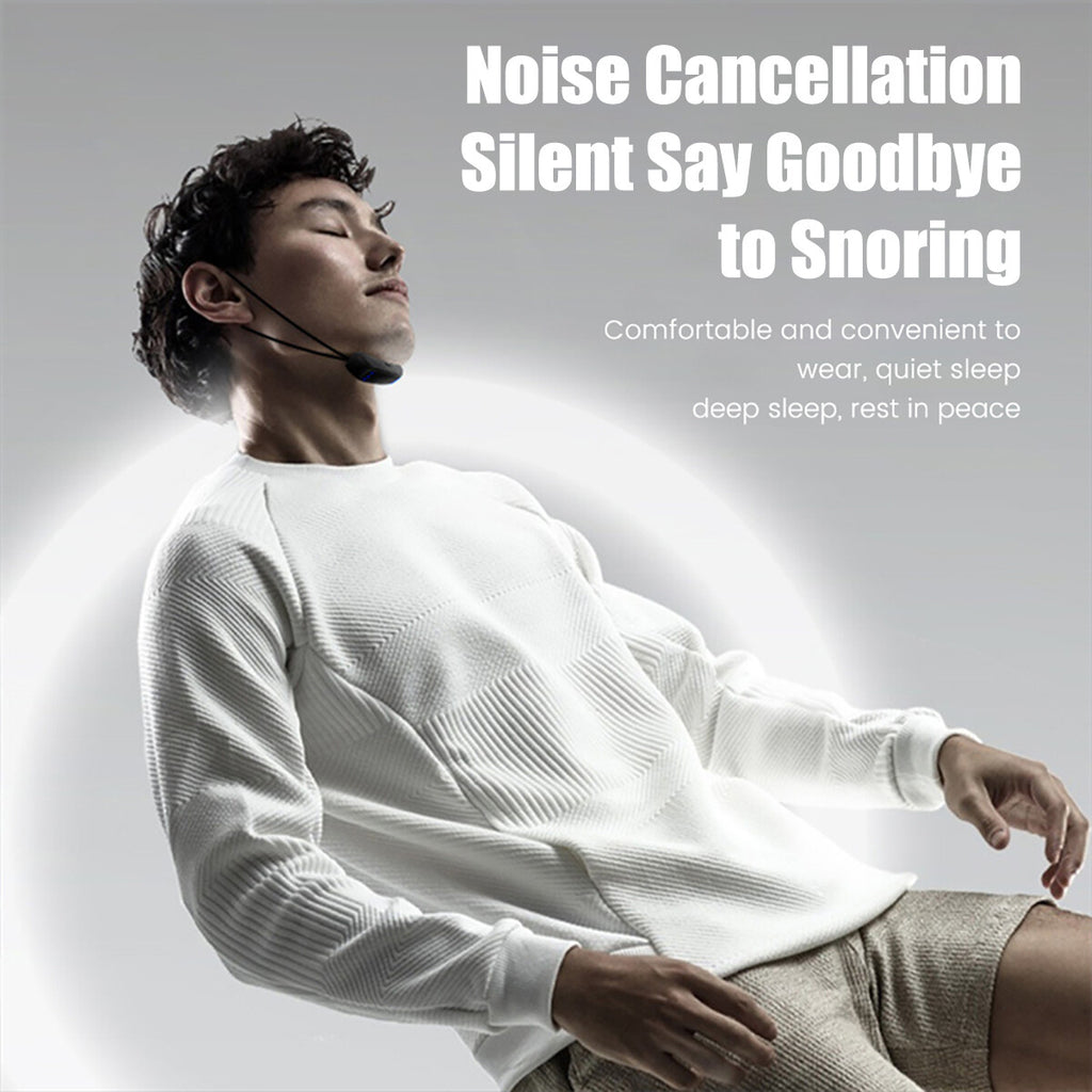 Electric Smart EMS Anti Snoring Pulse Device Rechargeable Comfortable Sleep Well Snoring Stopper