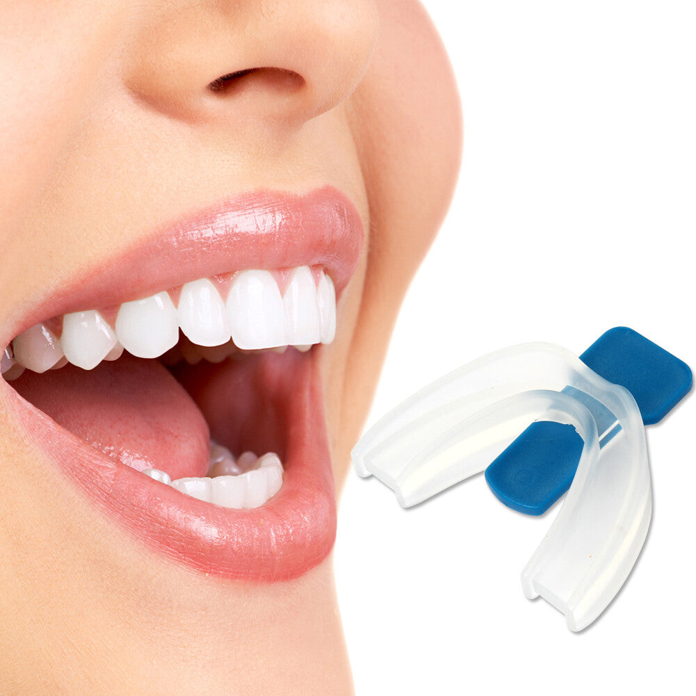Anti Snore Mouthpiece Stop Snoring Aid Sleep Apnea Solution Comfortable Night Guard Dental Device Prevent Teeth Grinding Jaw Alignment Tongue Stabilizer Snore Stopper