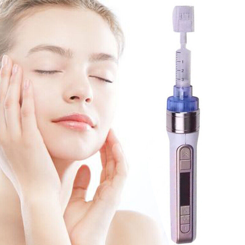 Portable 3D Smart Injection System Painless Multi Needle Mesogun for Electroporation Mesotherapy ABS Material