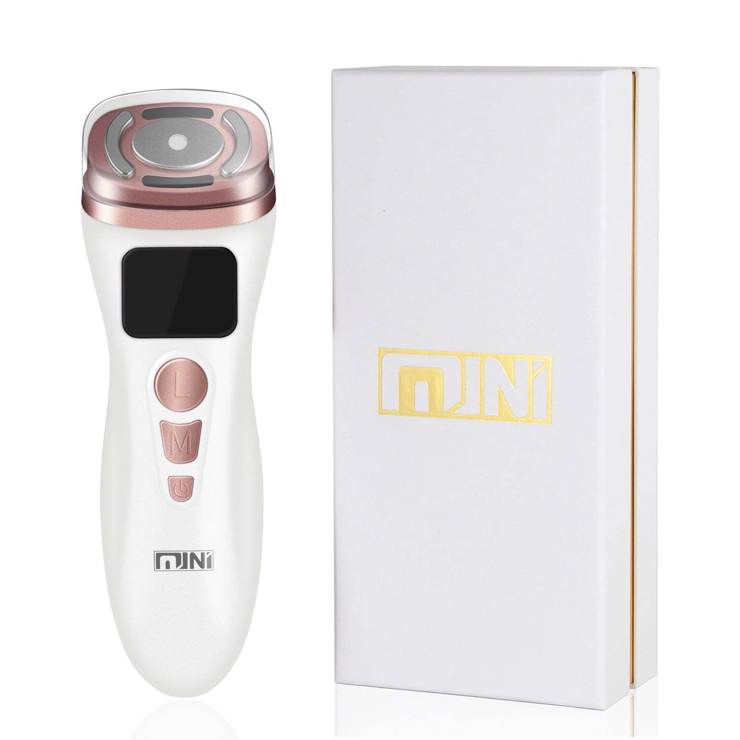Mini HIFU RF Facial Skin Tightening Machine, Portable Radio Frequency Face Lifting Device for Wrinkle Reduction Skin Care
