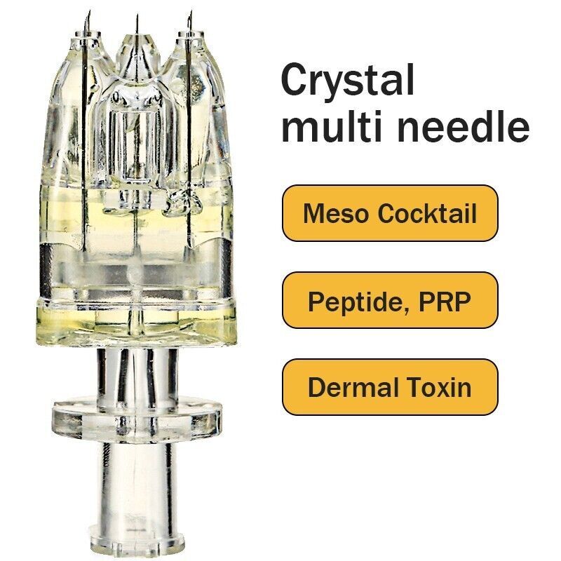 32G 1.5mm Disposable Multi Needle 5Pins Crystal Micro Needles Skin Booster Mesotherapy Water Mesogun Injection Needles