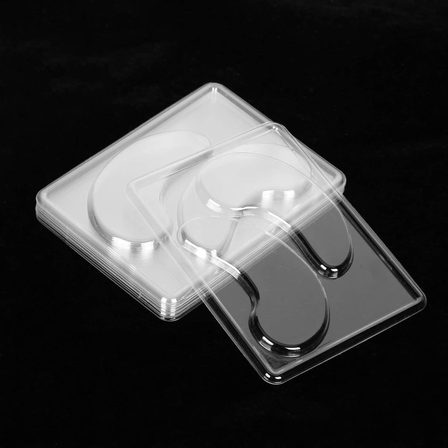 Transparent Reusable Eye Mask Making Mold Tray DIY Collagen Gel Eye Patch Mould For Home Salon Homemade Under Eye Skin Care Accessory