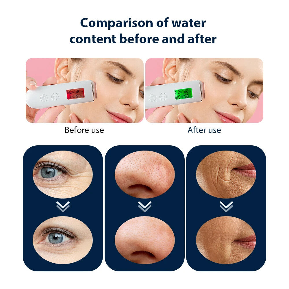 Portable Oxygen Bubble Facial Pen Rechargeable Home Skin Care Machine Deep Cleansing Moisturizing Face Beauty Device