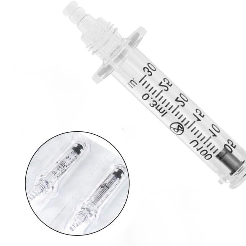0.3ml 0.5ml Ampoule Head or Syringe Needle for Hyaluron Pen Disposable Adapter Anti-wrinkle Lip Lifting Tool