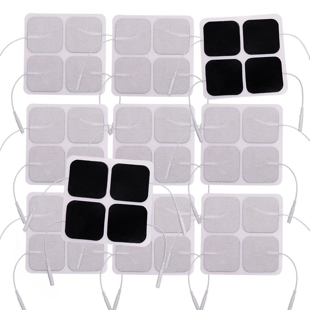 40/80 PCS Reusable TENS Electrode Self-adhesive Pads EMS Replacement Unit 7000 3000 2x2 Muscle Stimulator BULK