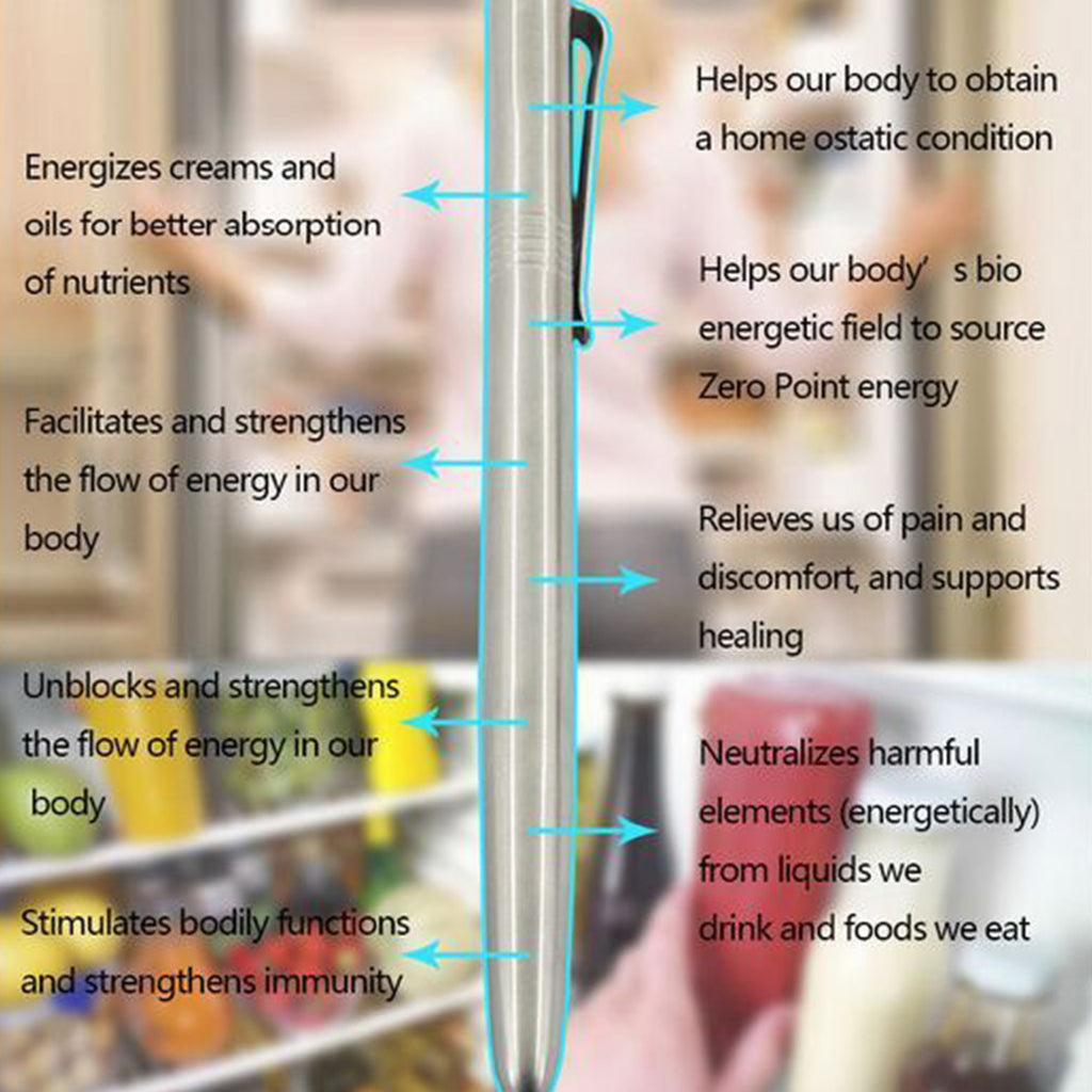 Face Massager Nano Wand Stainless Steel Zero Point Nano Energy Wand Scalar Wand Quantum Scalar Energy Pen Ion Massage Pen