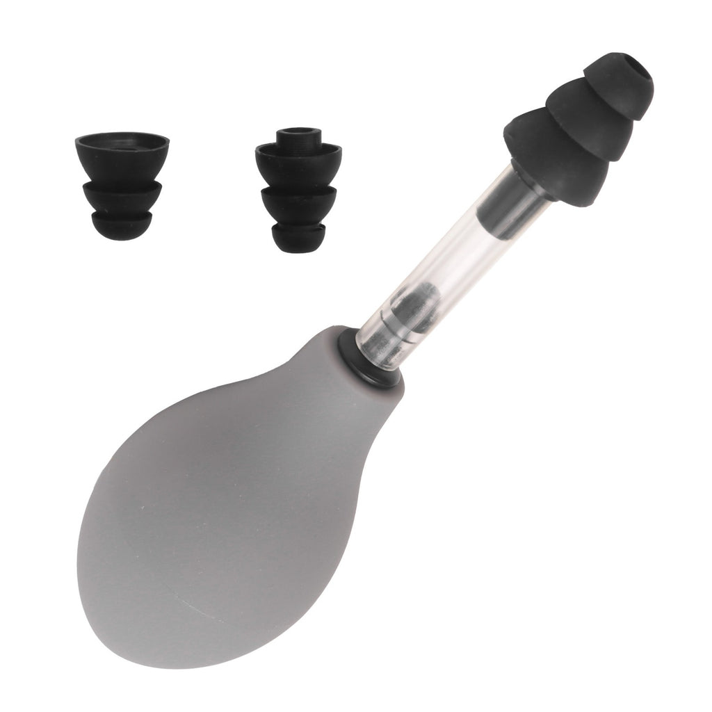 Portable Ear Pressure Equalization Balloon Tool With Extra Silicone Tips Ear Care Relieve Blocked Ears For Flight Diving Hearing Comfort Device
