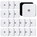 20/40PCS Replacement 3.5mm Snap 2x2" Self-Adhesive TENS Unit Electrode Pads Compatible with TENS Devices with 3.5mm Connector