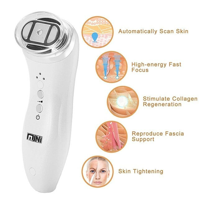 Mini Hifu Skin Care Machine LED Tightening Lifting  Anti-wrinkle Therapy Facial Beauty Device Home Use