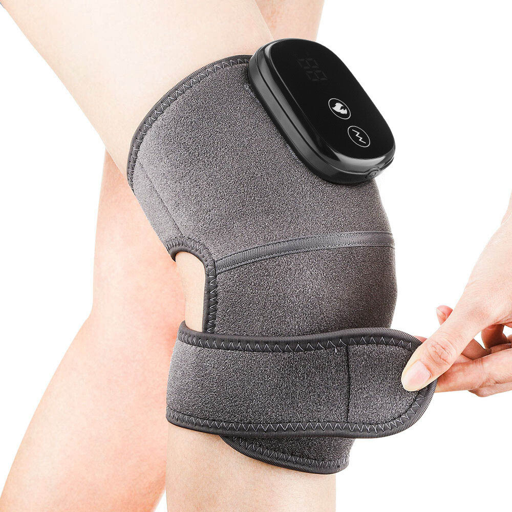 3 IN 1 Smart Timed Pain Relief Heating Vibration Elbow Shoulder Knee Massage Belt Electric Joint Body Massager for Leg