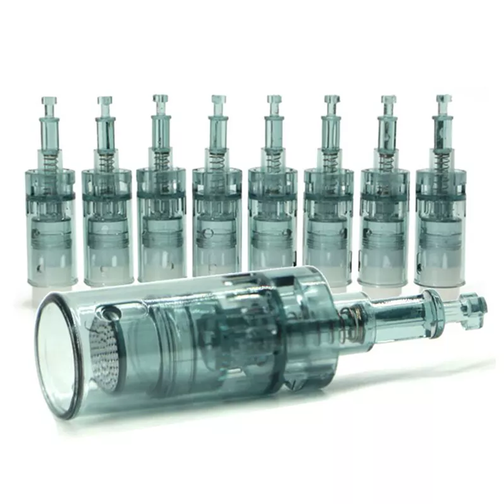 11/16/24/42Pin Round Nano Microneedling Skin Roller Cartridges Compatible With M8 for Home Use