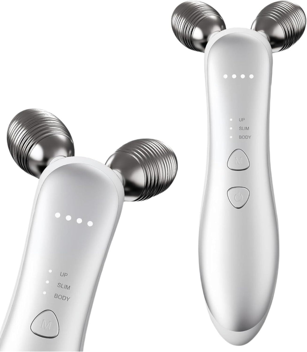 EMS Beauty Massager Roller Rechargeable Face Body Lifting Device Skin Firming Anti-Aging Facial Massage Instrument