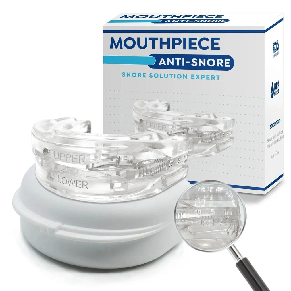 Stop Snoring Mouthpiece Sleep Apnea Guard Bruxism Anti Snore Pure Grind Aid Tray