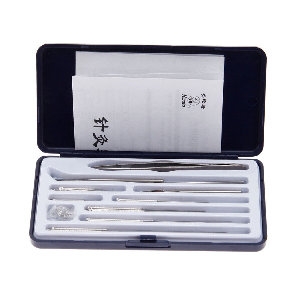 Stainless Steel Acupuncture Instrument Set Professional Acupuncture Tools Kit with Storage Box for Acupuncture Practitioners