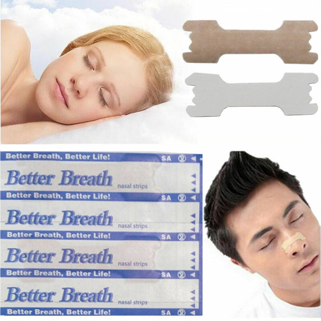 Better Breath Nasal Strips Right Way Stop Snoring Anti Snore Nose Strip Easier Better Breathing Good Sleeping Patches