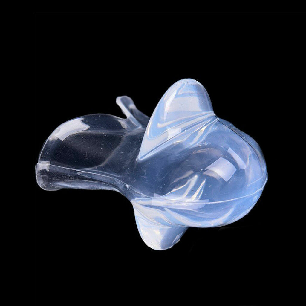 Silicone Anti Snore Device Apnea Aid Snore Stop Tongue Retainer Anti Snoring Mouthpiece with Case