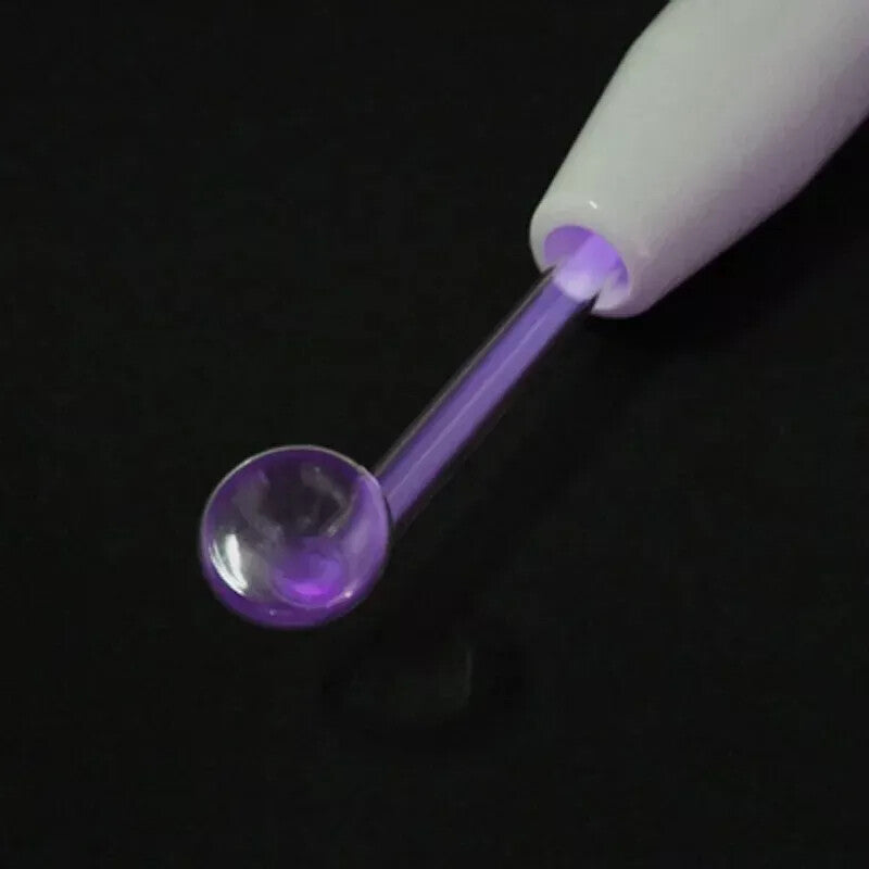 Replacement Glass Electrodes Red/Blue/Purple Light Glass Tube Accessories for High Frequency Facial Beauty Wand Machine