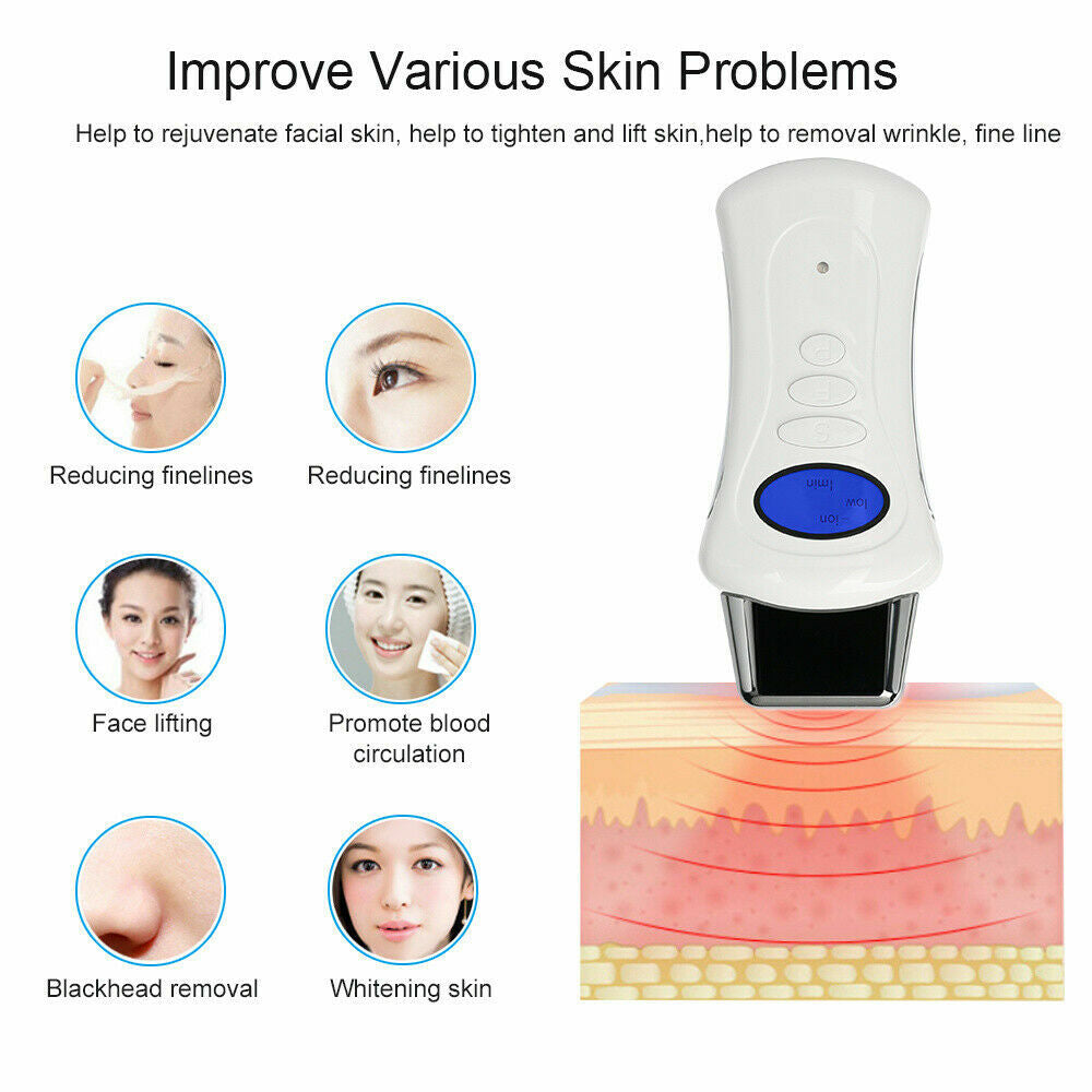 4 In 1 Micro Current Galvanic Spa Face Body Lifting Machine Electric Guasha Anti Aging Skin Firming Facial Toning Massager