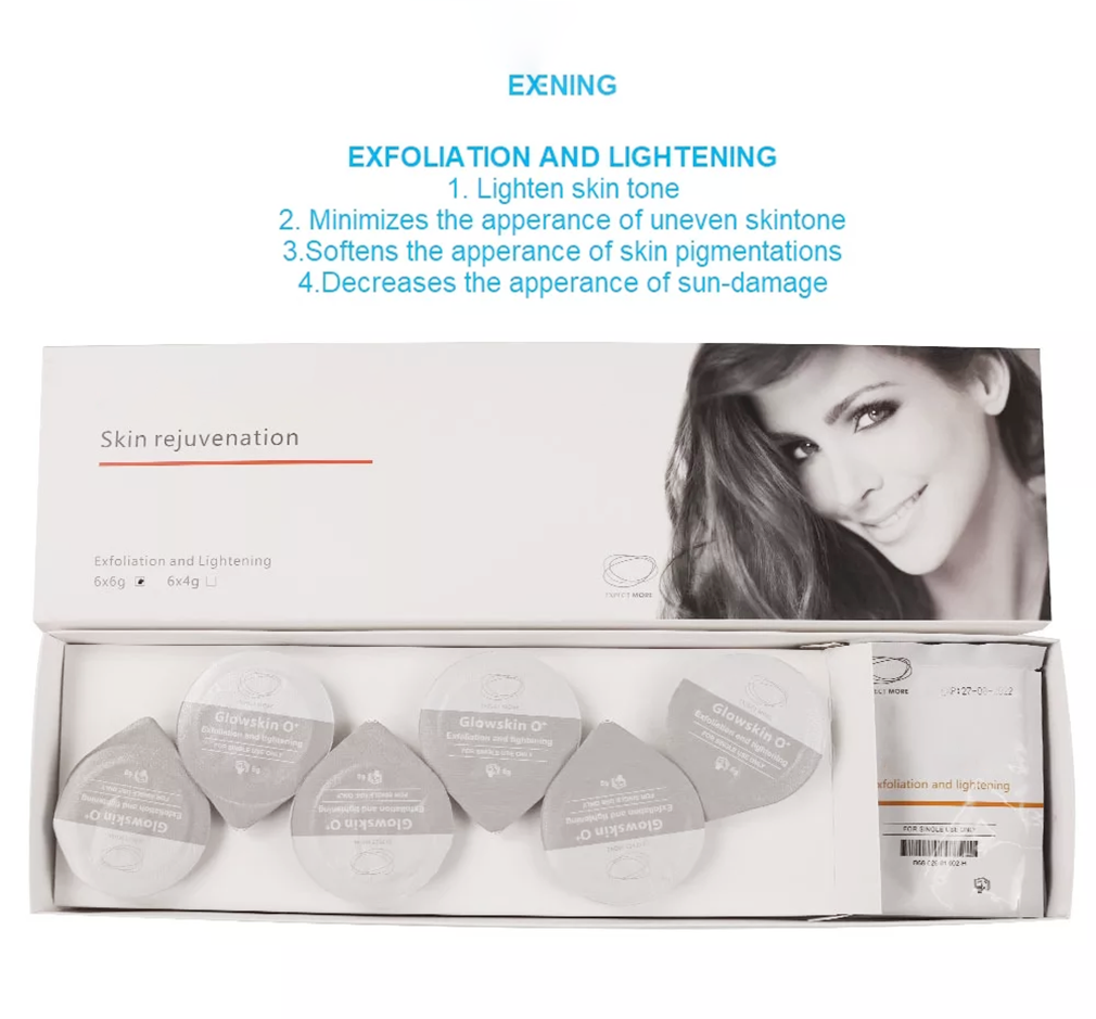 Small Bubble Oxygen Pods Facial Tightening Shiny and Exfoliation Gel for Co2 Bubble Facial Salon Spa Machine