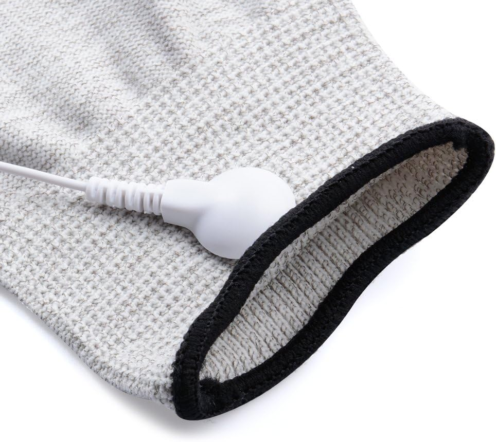 L Size Conductive Electrode Massage Gloves With Cable For TENS EMS Physiotherapy Machine Hand Skin Relax Therapy Accessory