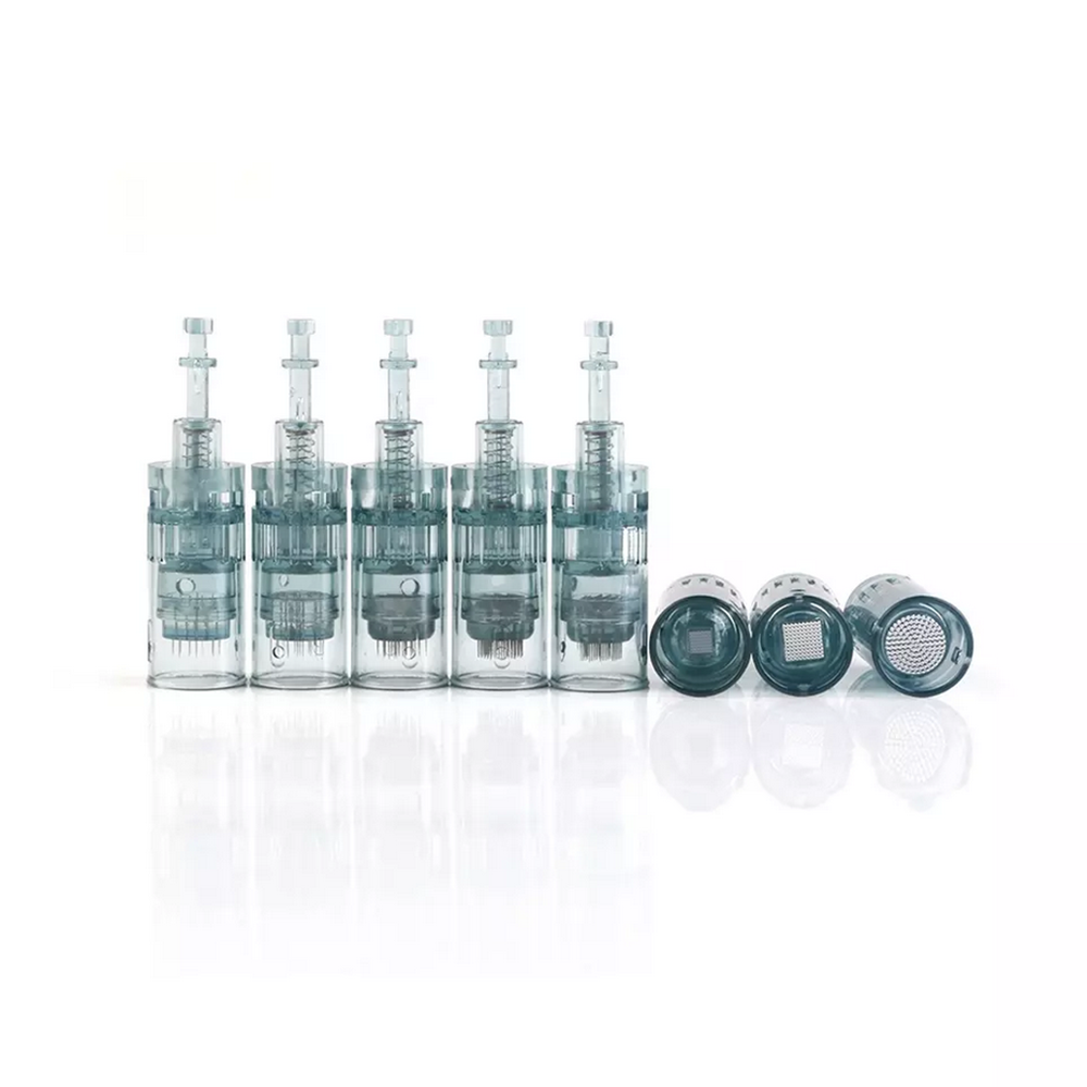 11/16/24/42Pin Round Nano Microneedling Skin Roller Cartridges Compatible With M8 for Home Use