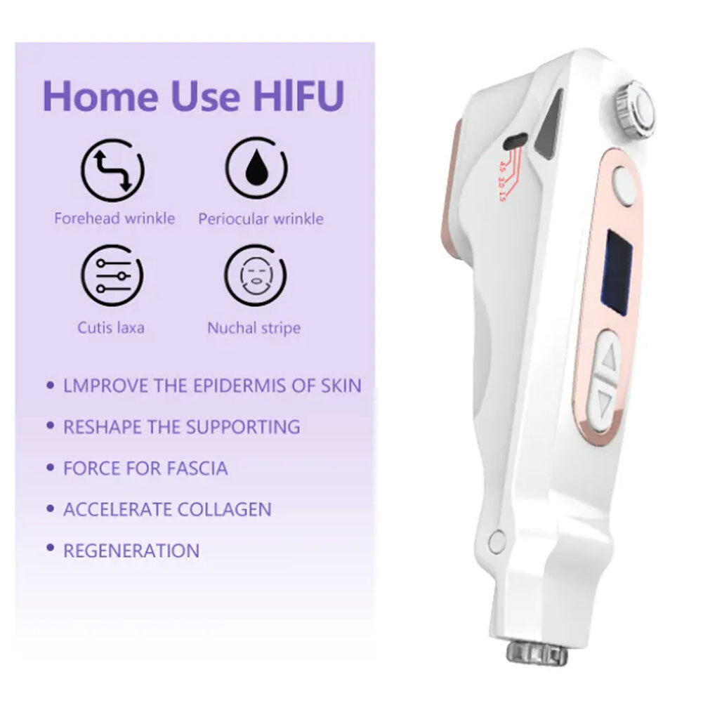 Portable Mini Hifu Beauty Facial Massager Face Skin Lifting Anti-aging Device Skin Tightening Machine For Spa Salon And Home Use
