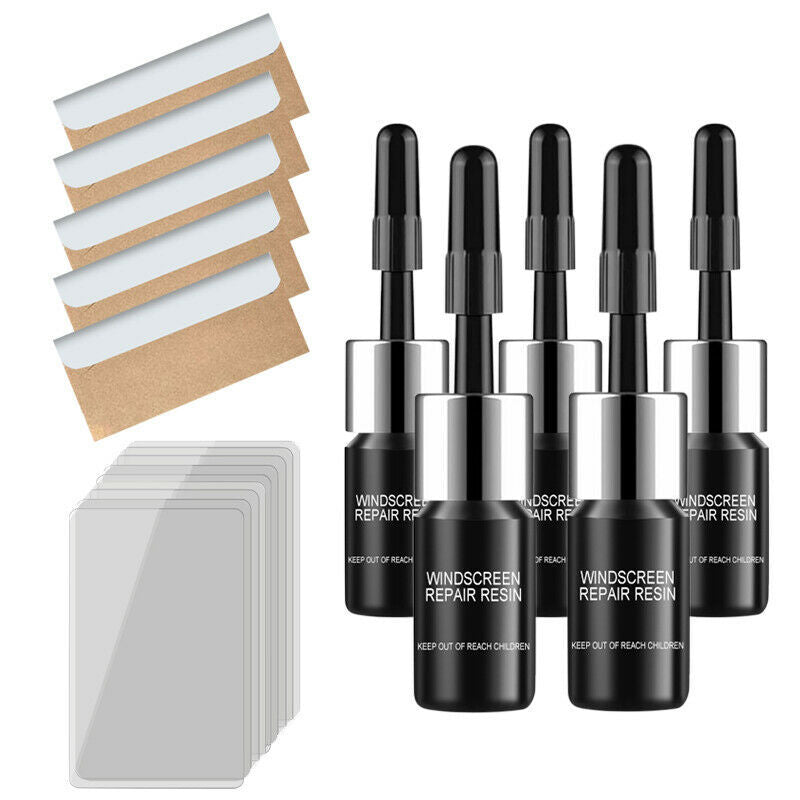 5/10 Pack Automobile Crack Glass Repair Kit Automobile Windshield Nano Repair Liquid Automobile DIY Window Tools Glass Scratch Repair