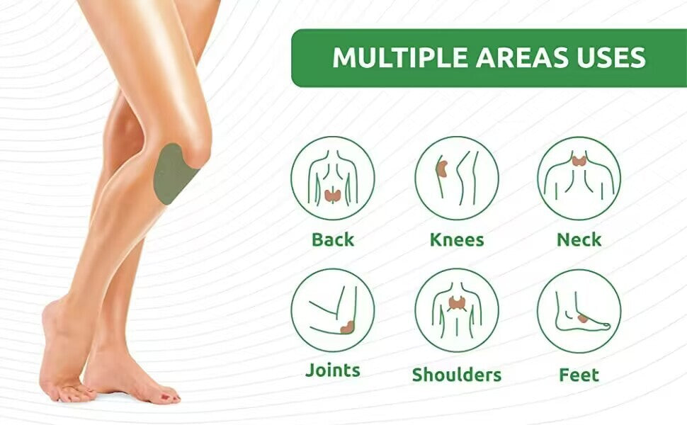 10/20/40 PCS Disposable Knee Pain Relief Patches Warming Herbal Plasters for Ache Knee Heat Pain Relief Therapy