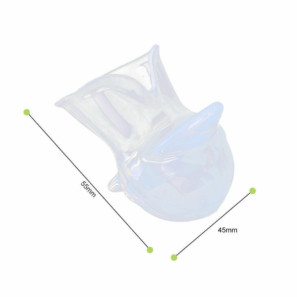 Silicone Anti Snore Device Apnea Aid Snore Stop Tongue Retainer Anti Snoring Mouthpiece with Case