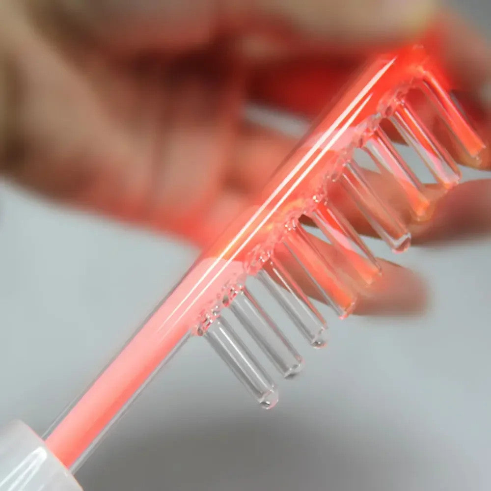 Replacement Glass Electrodes Red/Blue/Purple Light Glass Tube Accessories for High Frequency Facial Beauty Wand Machine