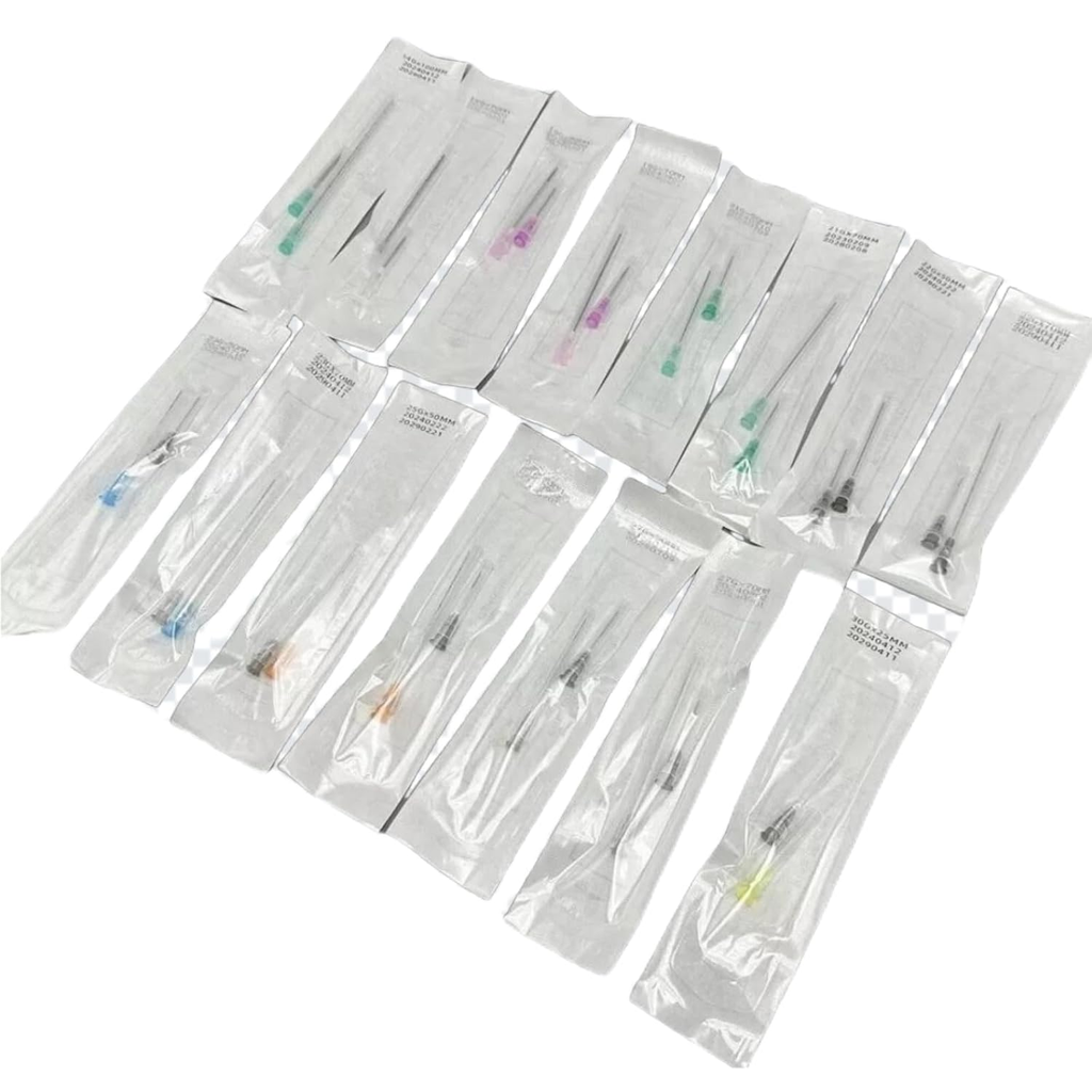 Micro Cannula with Puncture,Blunt Tip for Filler-18g/21g/22g/23g/25g/27g/30g 25/38mm/50/70mm