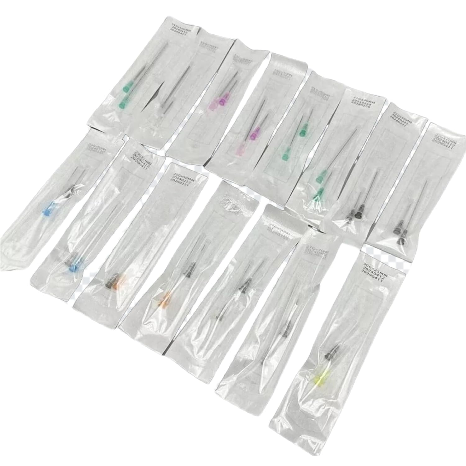 Micro Cannula with Puncture,Blunt Tip for Filler-18g/21g/22g/23g/25g/27g/30g 25/38mm/50/70mm