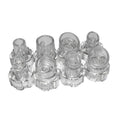 Replacement Small Bubble Hydrafacial Tips Clear Plastic Suction Clean Heads Accessory For Salon Facial Cleansing Machine (8PCS)