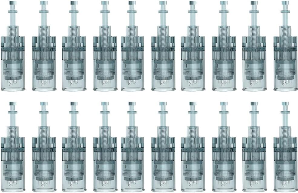 11/16/24/42Pin Round Nano Microneedling Skin Roller Cartridges Compatible With M8 for Home Use