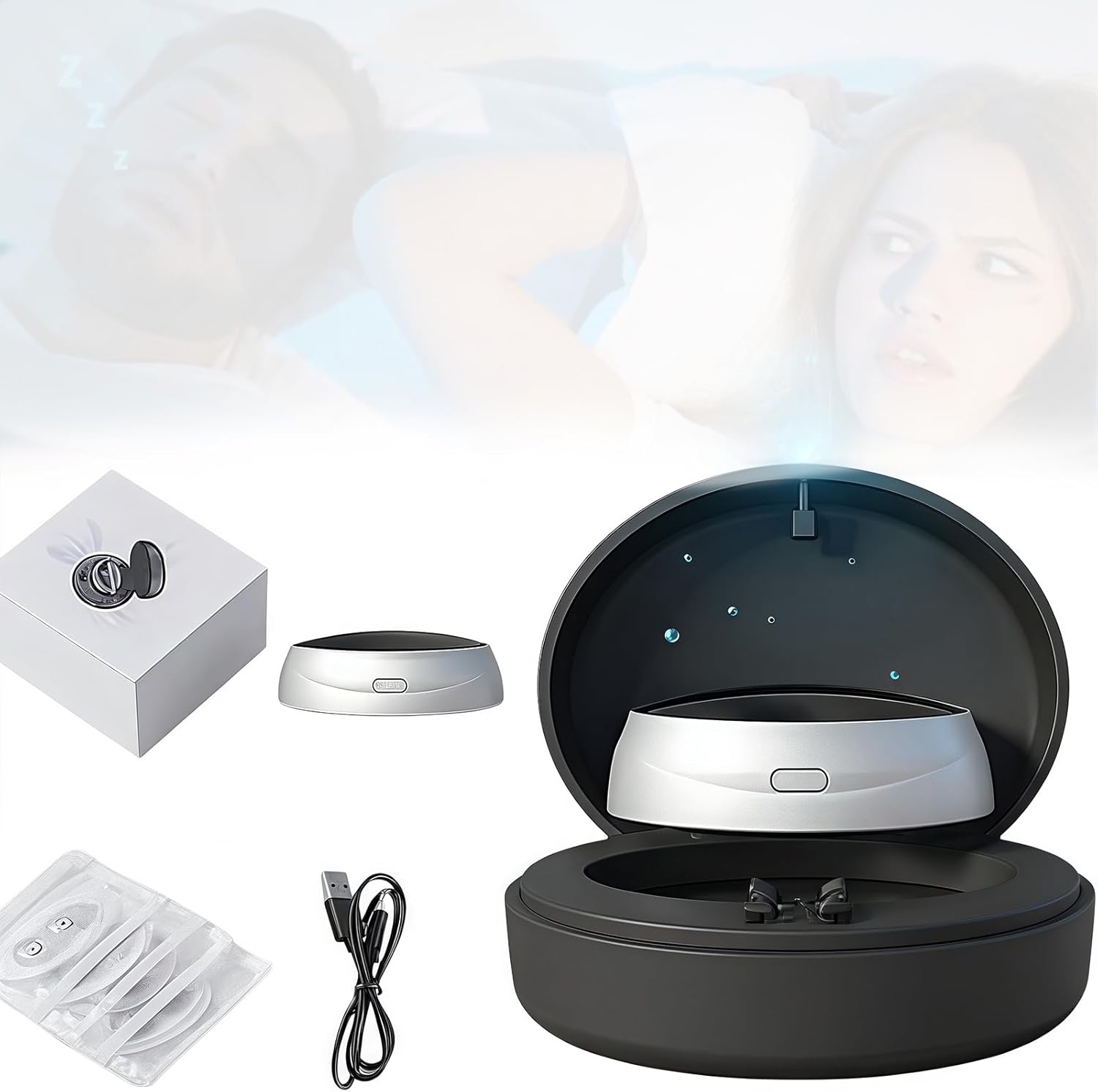 Z3 Pro Snoring Solution, Professional Anti-Snoring Device, 3-Speed Adjustment, Smart Snoring Solution, Breathe Easy, Anti Snore